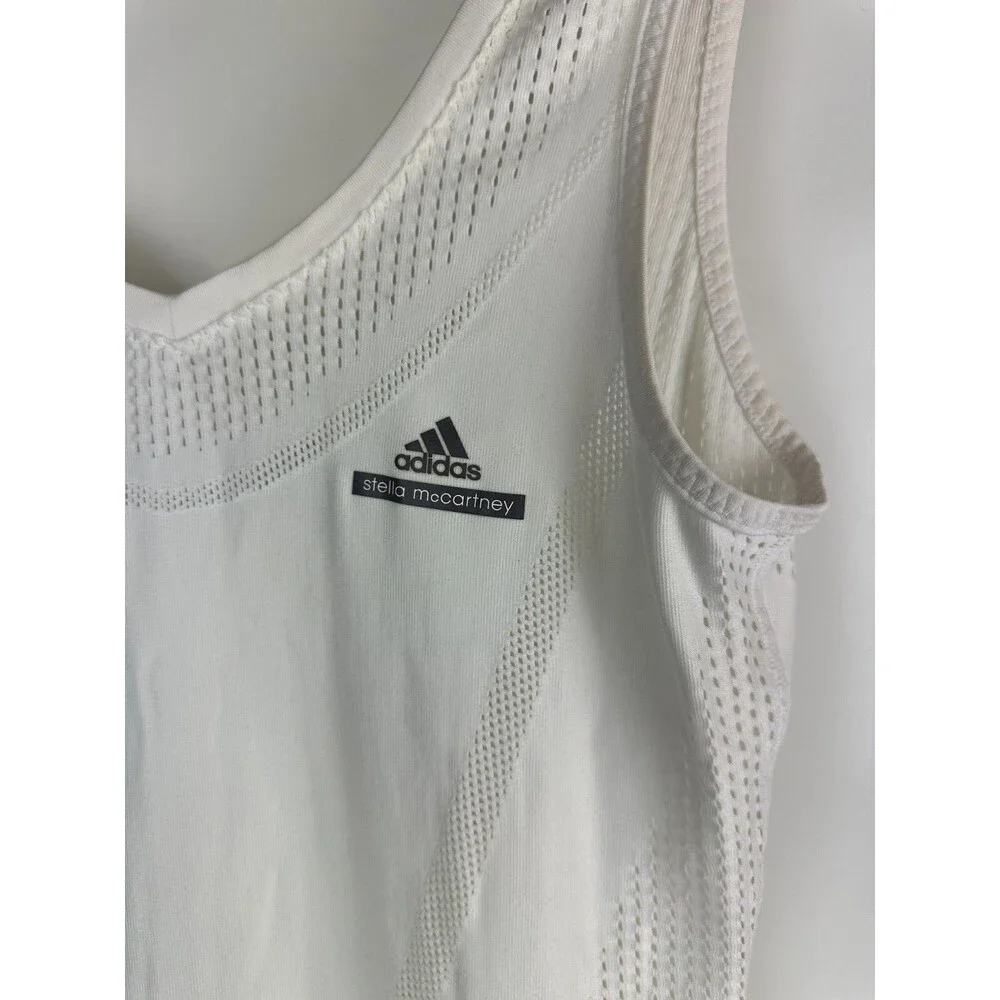 Adidas X Stella McCartney Barricade White Tennis Dress No Shorts Size Small - Picture 7 of 16